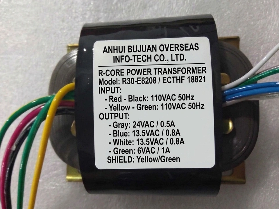 Anhui BuJuan R30-E8208 R-Core Power Transformer Real Product Photo