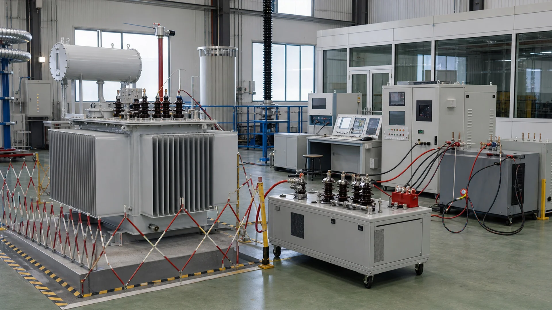 XinHuan factory acceptance test laboratory - impulse testing and partial discharge